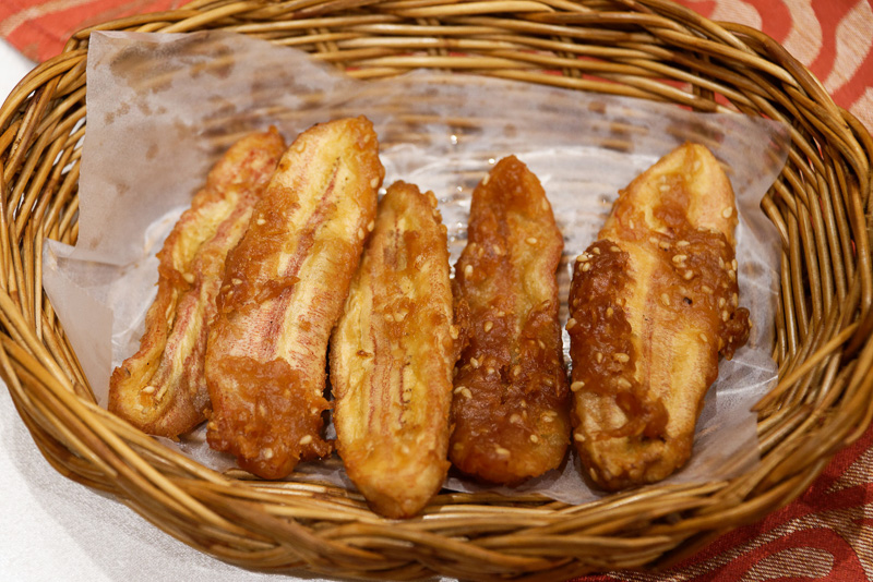 揚げバナナ。タイでよく食べられているおやつ