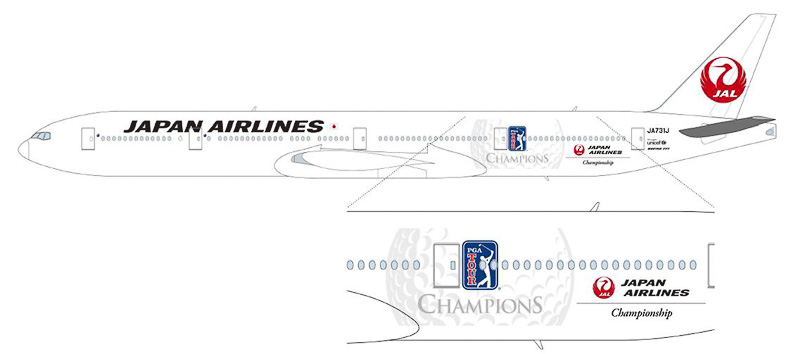 「JAPAN AIRLINES Championship」特別塗装機を8月4日から運航する