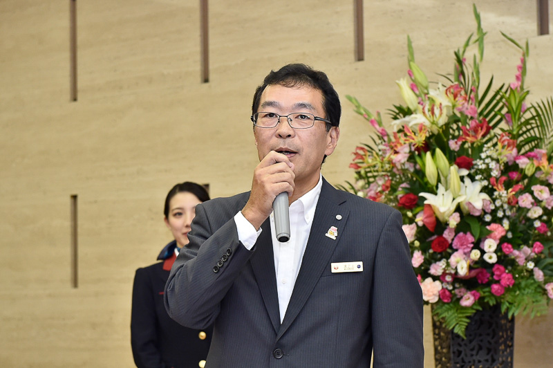 日本航空株式会社 九州・山口地区支配人 溝之上正充氏