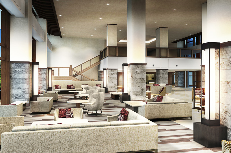 南紀白浜マリオットホテルの「ラウンジ」（画像提供：森トラスト・ホテルズ＆リゾーツ）