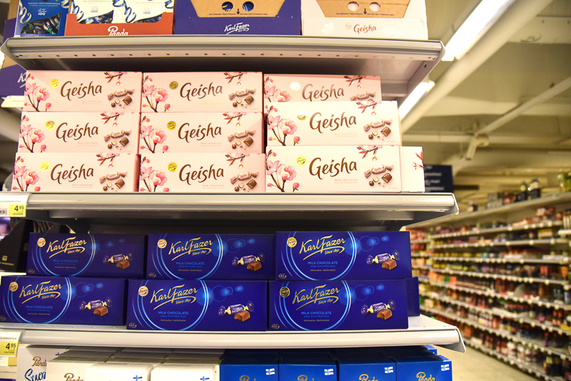 フィンランドの老舗チョコレートカンパニー「Fazer」のチョコレートはお土産用に
