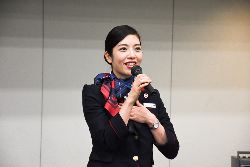 日本航空株式会社 羽田第2客室乗員部 乙武英里氏