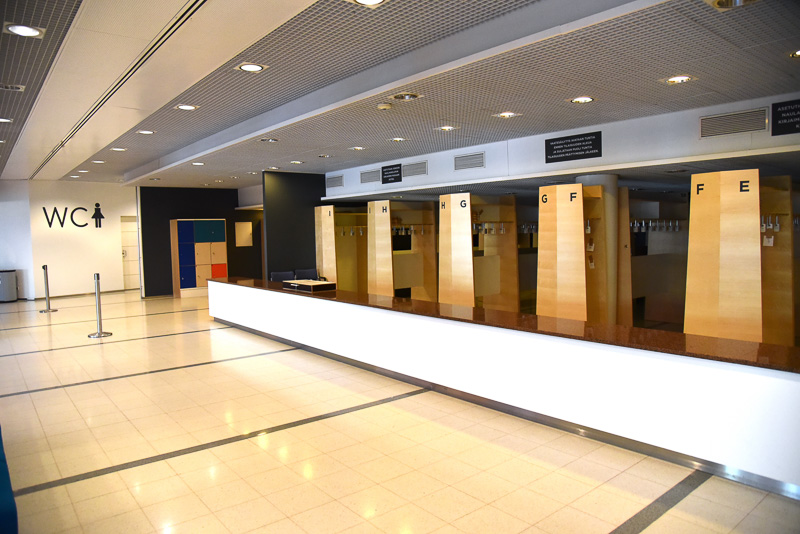 無料のクロークがあるので、お土産をどっさり買ったあとでも安心<BR/>（C）Moomin Characters<sup>TM</sup>