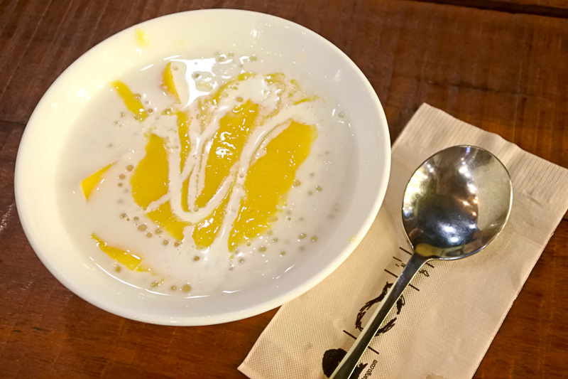 フレッシュマンゴーにタピオカミルクがたっぷりの「Mango Aloha」