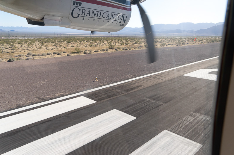 あっという間に着陸