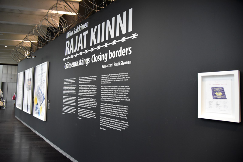 「PAINTINGS」「CLOSING BORDERS」など見るだけではなく、考えさせられる展示も多い