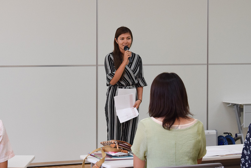 那覇観光キャンペーンレディのバトルズ・未来・パトリシアさん