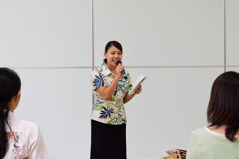 ミス恩納ナビーの具志堅ホサナさん