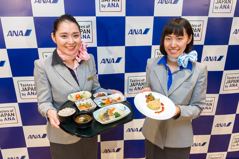 ANAと岩手県が9月～11月に実施する「Tastes of JAPAN by ANA IWATE」の記者発表会を実施。司会を務めたCA（客室乗務員）と仙台空港の地上旅客スタッフは、ともに岩手県出身