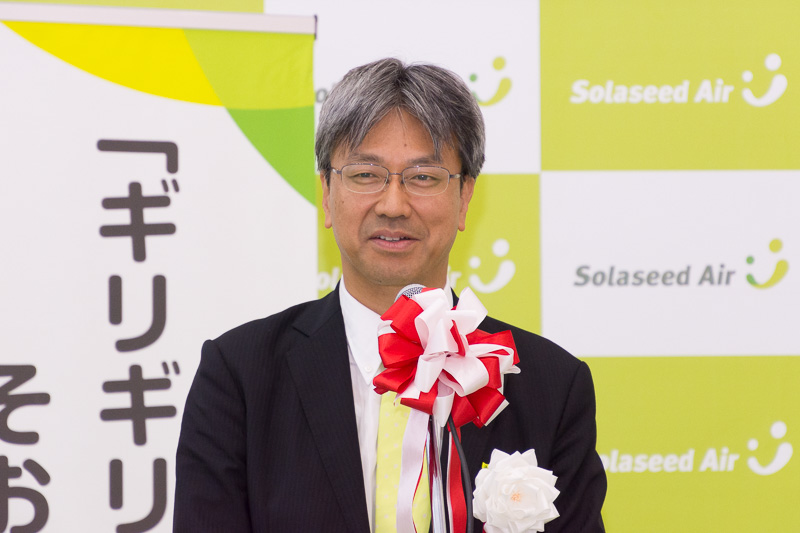 株式会社ソラシドエア 代表取締役社長 髙橋宏輔氏