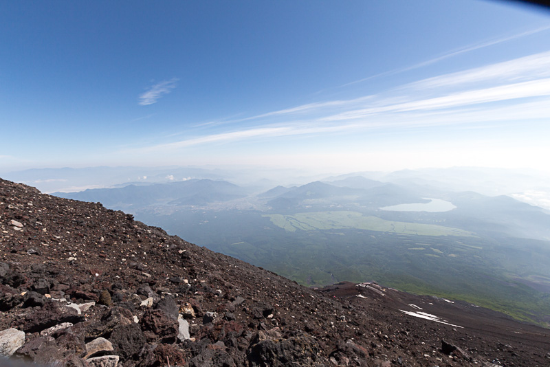 本八合目を出発してから1時間30分。ようやくゴール直前まで到達