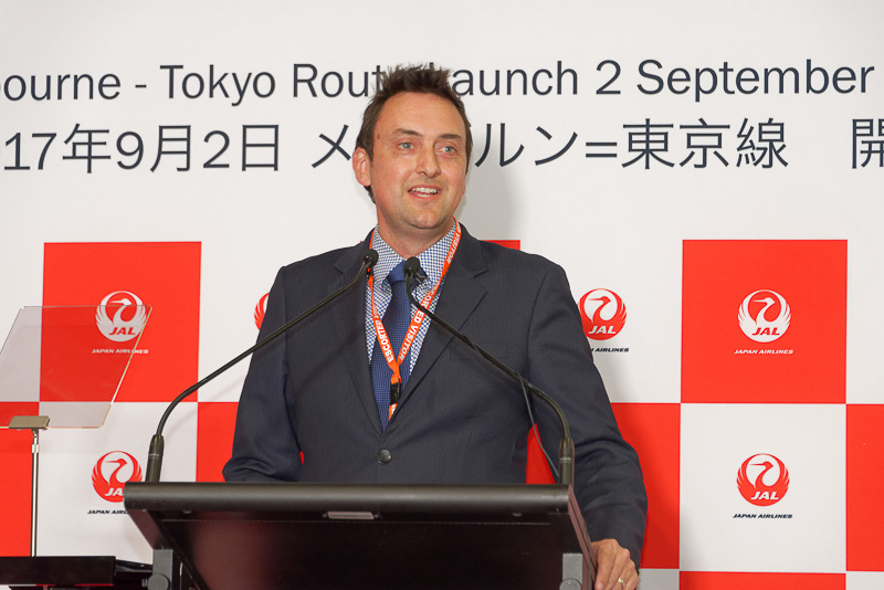 最後にオーストラリア ビクトリア州政府のナイジェル・アルドンス氏も挨拶した