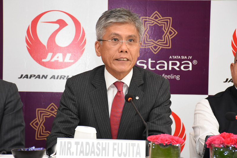 日本航空株式会社 代表取締役副社長 藤田直志氏