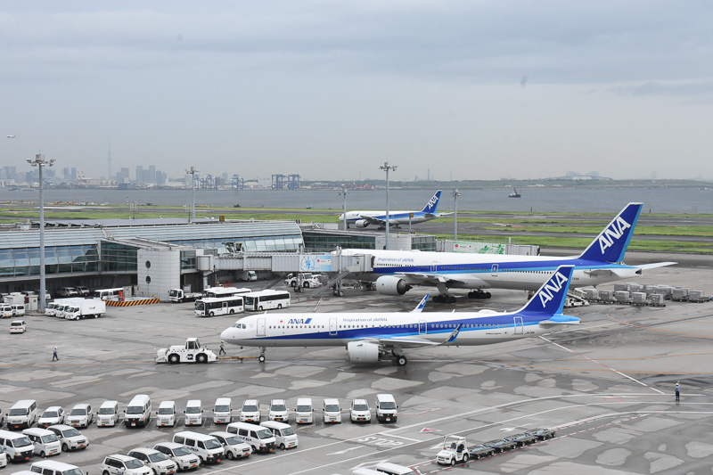 8時30分ごろにプッシュバックを開始