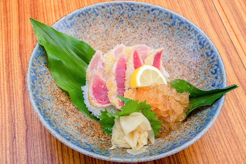 鮪（まぐろ）中とろカツ丼（和歌山県・鮮魚 創作和食 旨い酒 bodai）