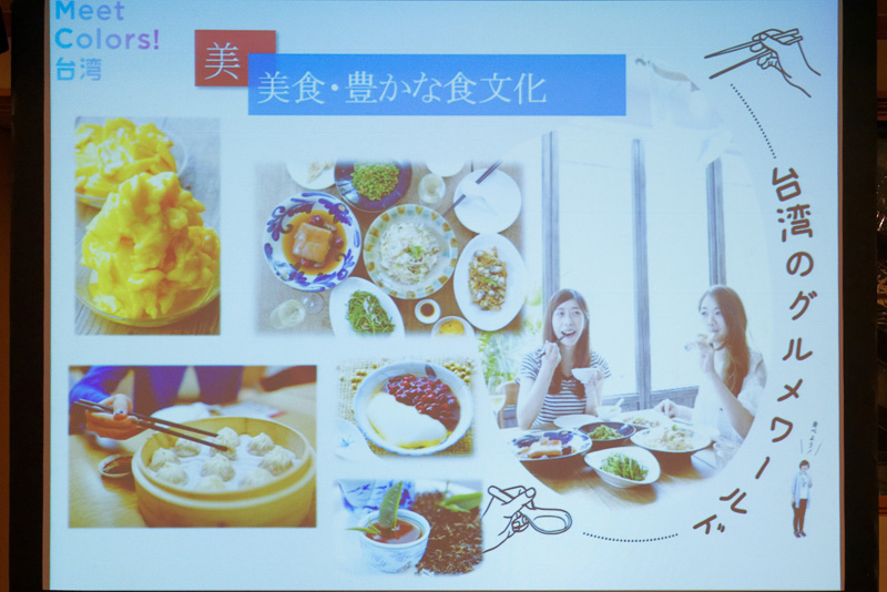 マンゴーかき氷や小籠包以外にも、人気のスイーツなどがたくさん。アンケートでも台湾の食が上位に