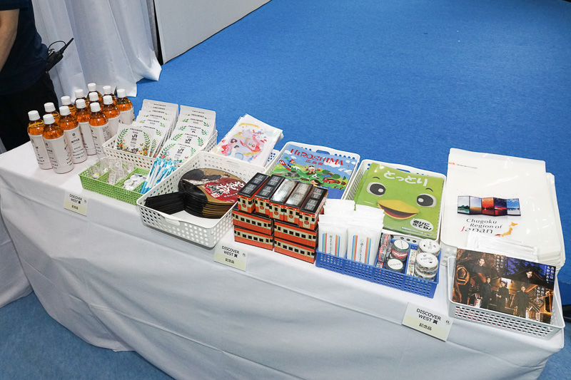 スタンプラリーでもらえる景品。なかなか豪華だ