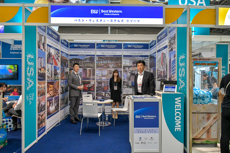 商談が中心のベスト・ウエスタン・ホテル＆リゾーツブース