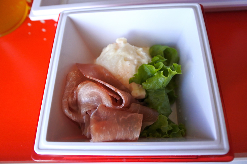 「ポテトサラダとプロシュート」