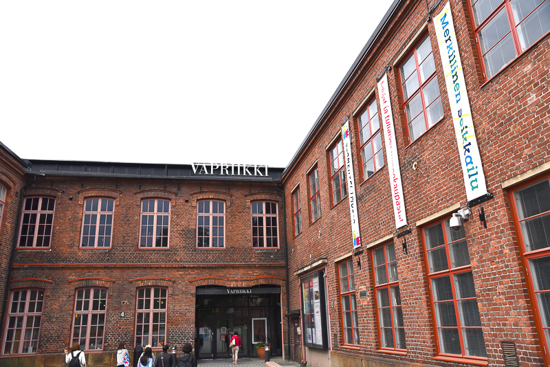 タンペッラ製作所の跡地を再利用した「博物館センター・ヴァプリーッキ」