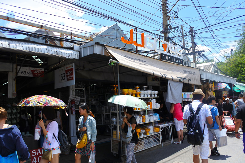 「チャトゥチャック・ウイークエンドマーケット」の様子