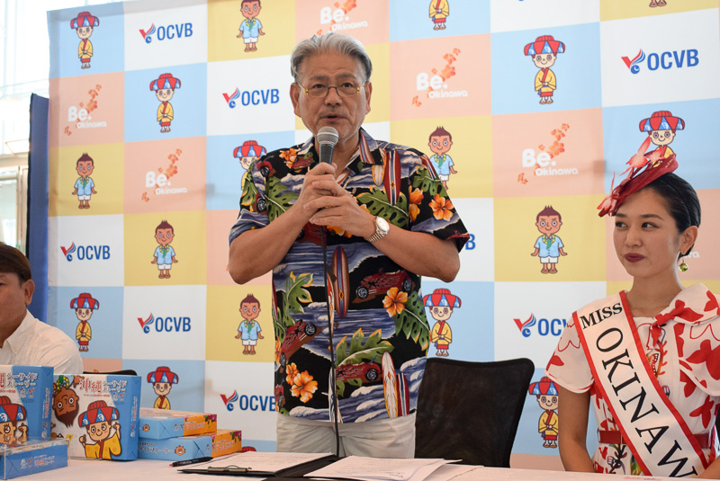 一般財団法人沖縄観光コンベンションビューロー 会長 平良朝敬氏