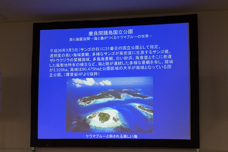 サンゴの日に指定された慶良間諸島国立公園は、その大部分が美しい海で構成されている