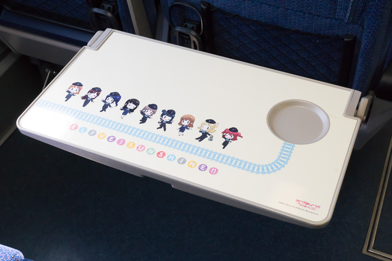 テーブルを開いたところ