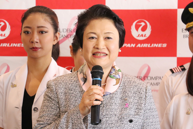 日本航空株式会社 執行役員 東京空港支店長 屋敷和子氏