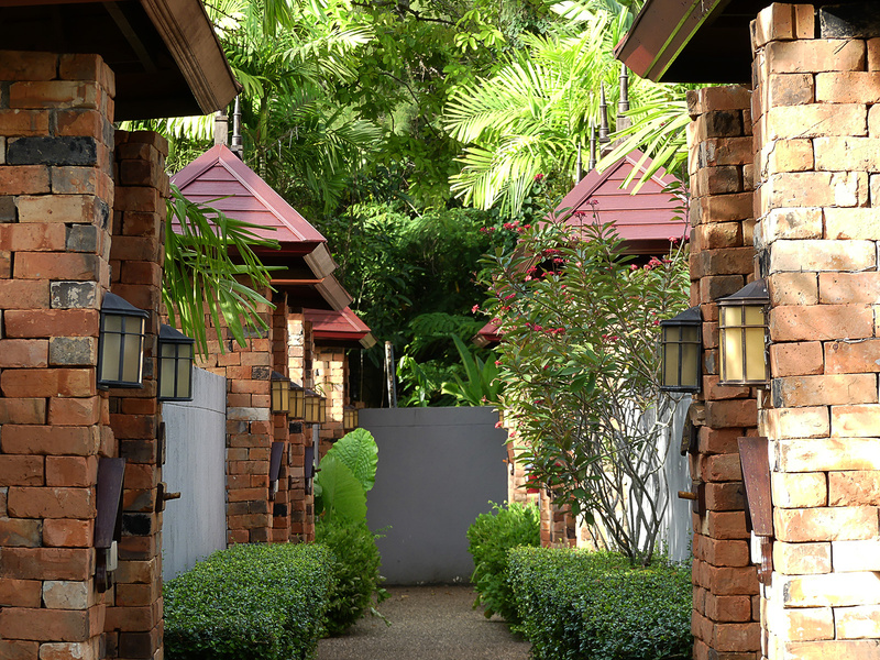 泊まったのは独立したコテージ棟