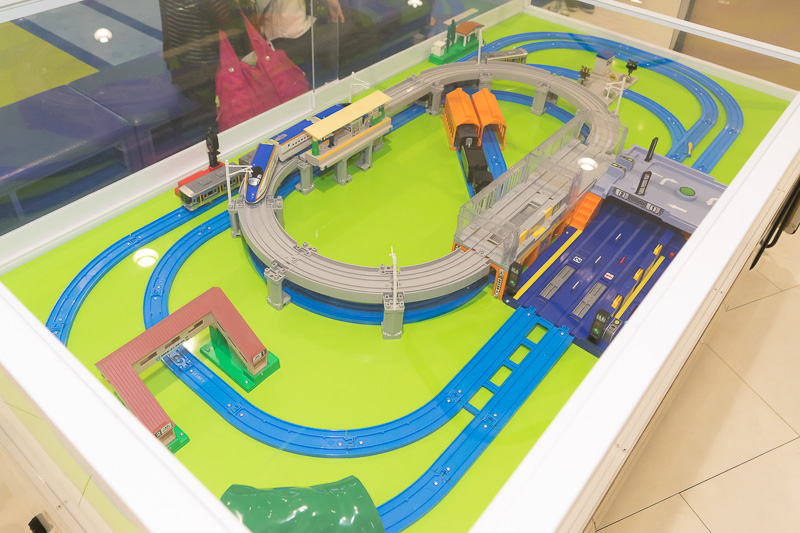 プラレールの展示
