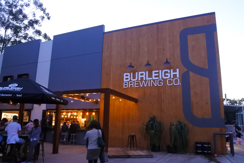 地ビールが自慢の「Burleigh Brewing Company」