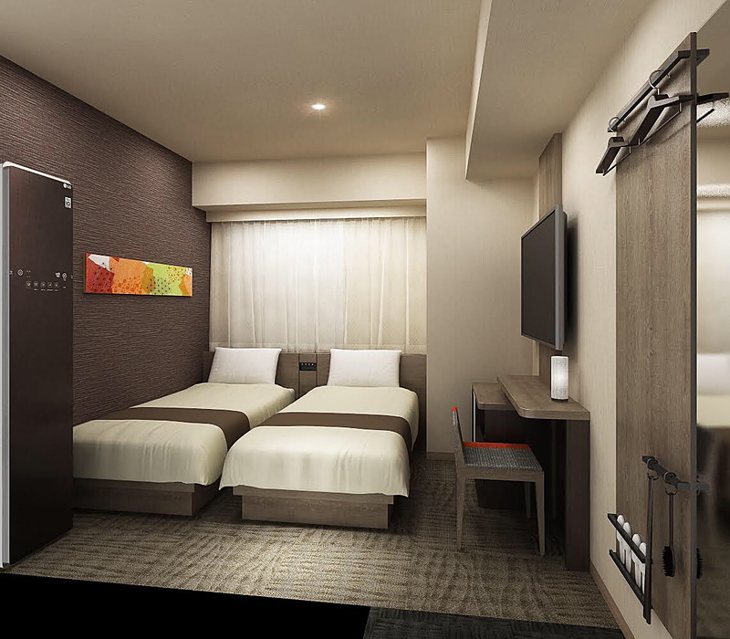 変なホテル東京 西葛西の外観と内装のイメージ