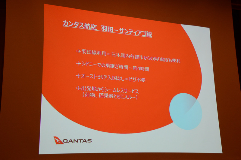 羽田～サンティアゴ線の特徴