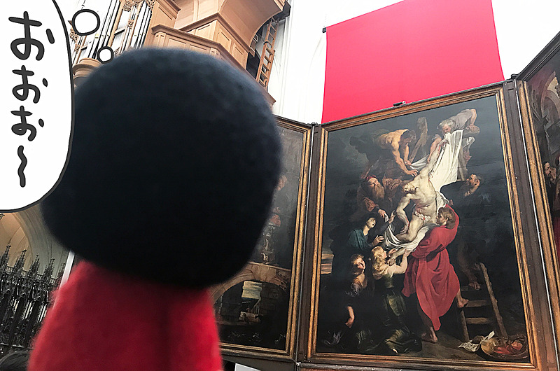 こちらはキリストが十字架から降ろされている「キリスト降架」