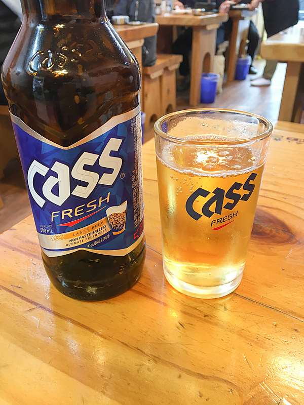 韓国ビール「Cass」
