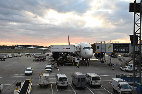 デルタ航空のエアバス A350初便が成田に到着。退役したジャンボを代替 