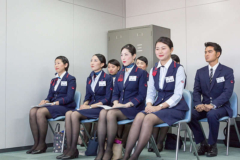 出場する8名の選手。コンテストに出場するプレッシャーは相当なようで、誰もが緊張している様子だった