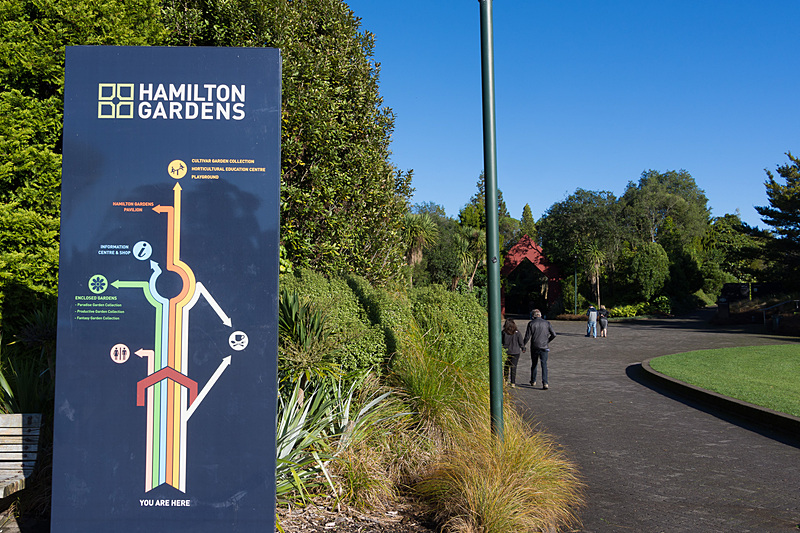5つのコレクションに分けられた20を超える庭園があつまる「ハミルトン・ガーデンズ」