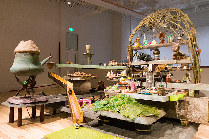 ゴベット・ブリュースター・アート・ギャラリー/レン・ライ・センターの館内の様子