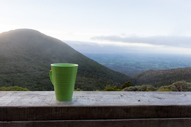 ニックさんに入れてもらったコーヒーが身も心も温めてくれる