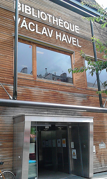 Bibliothèque Václav Havel（ヴァーツラフ・ハヴェル図書館）