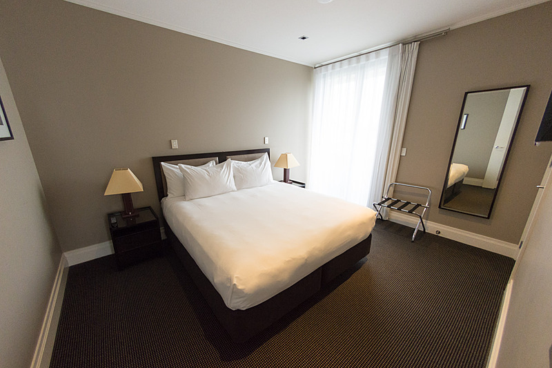 3ベッドルームアパートメント。キッチンなどの設備は1ベッドルームも同様に備える