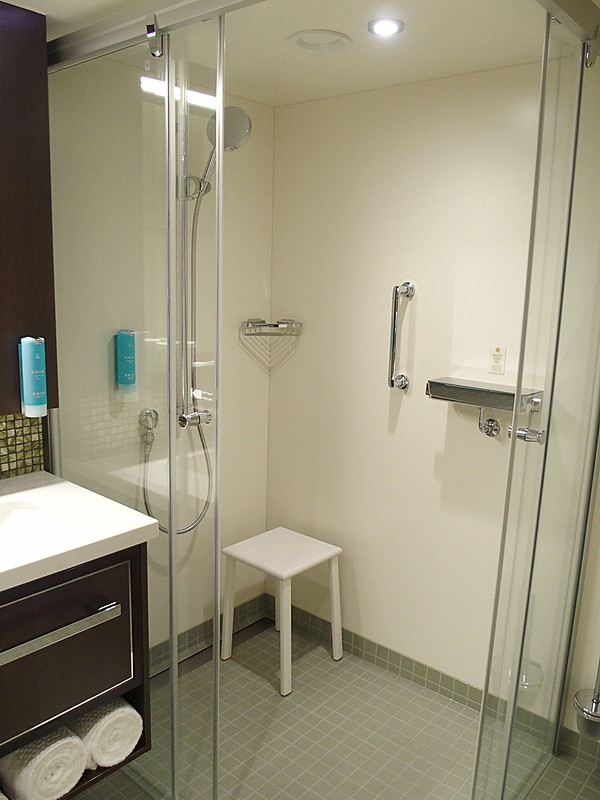 トイレにシャワーエリア、そして、浴槽