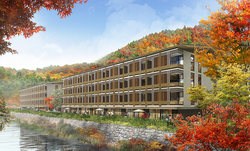 「ホテル インディゴ 箱根・強羅」の完成イメージ（画像提供：IHG・ANA・ホテルズグループジャパン）