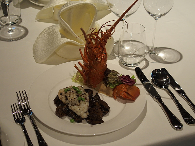 Vintage Roomで船内公開で展示していたサンプルメニュー