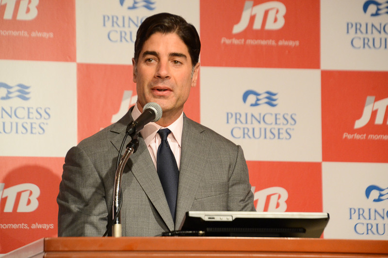 プリンセス・クルーズ インターナショナルセールス担当　シニア・ヴァイス・プレジデント トレイ・ヒッキー氏