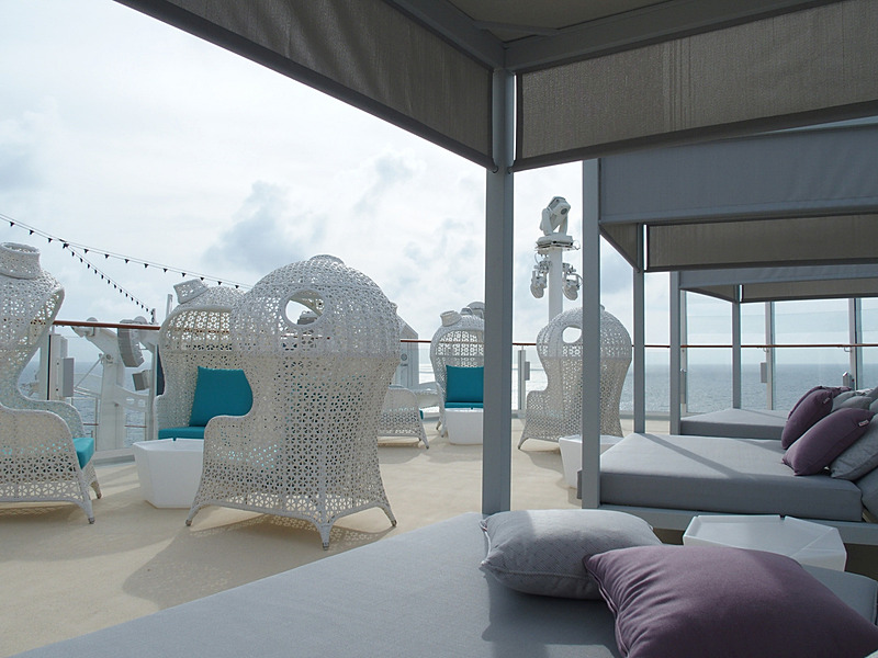 第18デッキ最後部にはZouk Private Party Deckがある