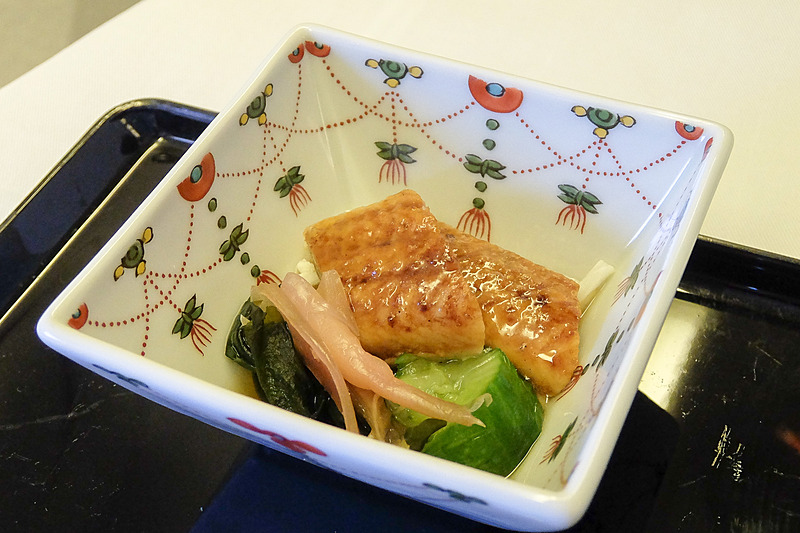 ウナギと長芋の生姜酢