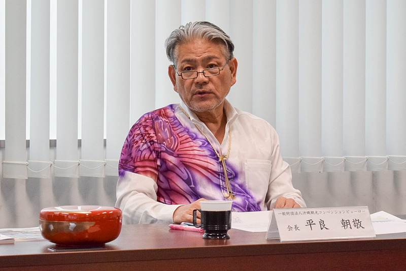 OCVBは11月の定例記者懇談会を開いた